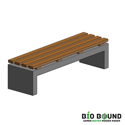 circulaire, biobased betonbank Nova